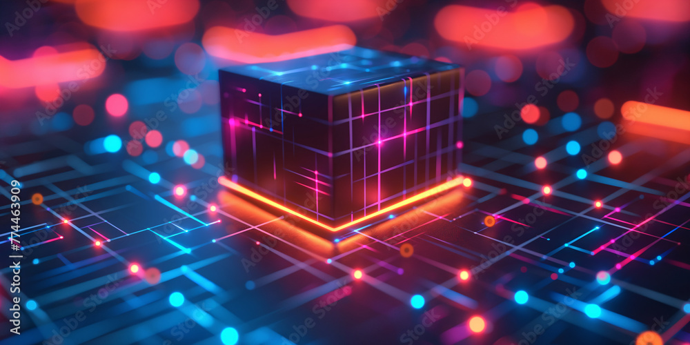Abstract shiny 3D background Abstract shiny 3D background