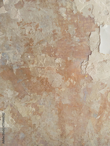 Abstract multicolor Plaster on wall, rustic pattern , background texture,