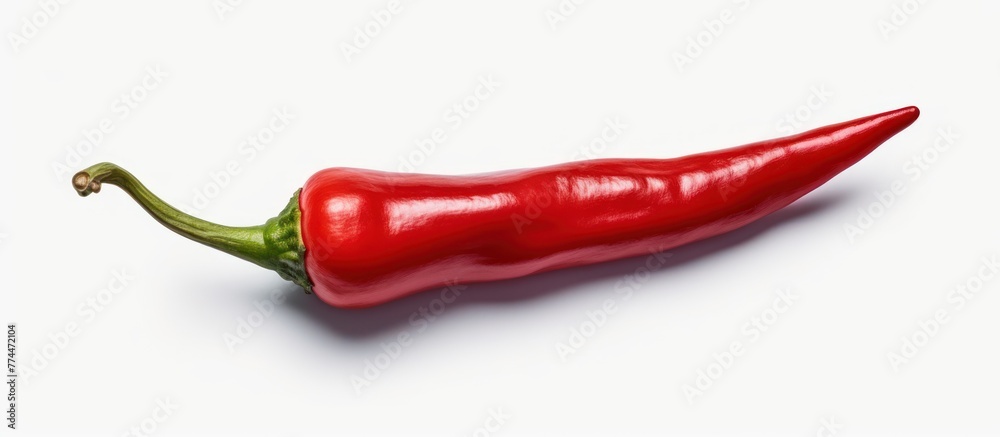 Chili pepper isolated on white background with clipping path. AI generated Chili pepper isolated on white background with clipping path. AI generated