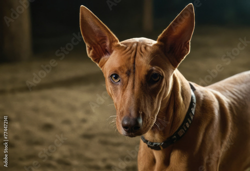 The Pharaoh Hound or Kelb tal-Fenek takes its name from the resemblance to the dogs represented in the tombs of the Egyptian pharaohs © Gianpiero