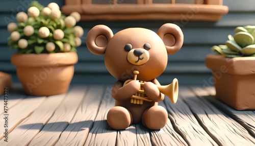 Personnage en pâte à modeler :