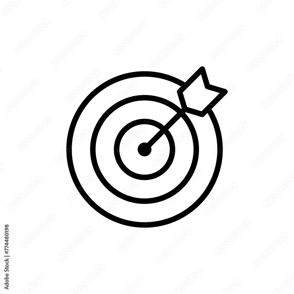 Target icon vector isolated on white background. Target vector icon. goal icon. marketing target. Aim Target icon vector isolated on white background. Target vector icon. goal icon. marketing target. Aim