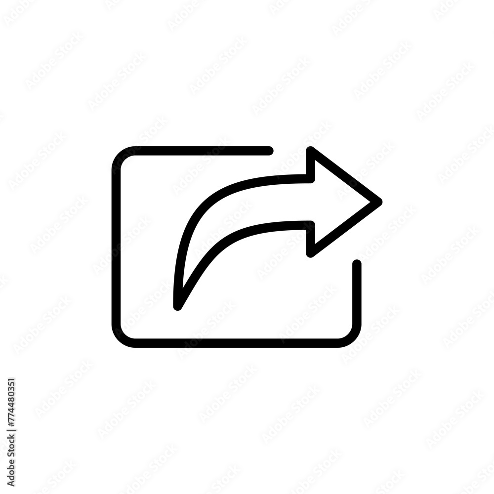 Share icon vector isolated on white background. Share vector icon Share icon vector isolated on white background. Share vector icon