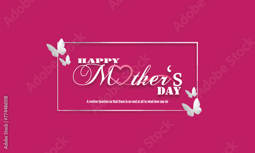 vector happy mother day wish post for social media, banner, posts, cover, templates.