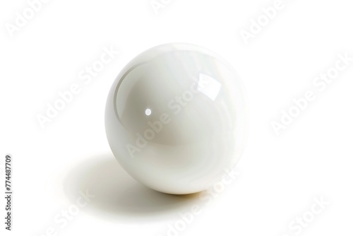 Elegant Glossy Sphere with Reflective Surface