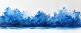 Abstract Blue Ink Wash Painting On White, Background HD For Designer