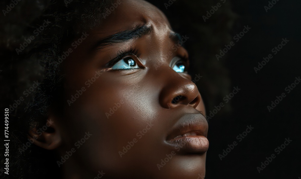Violence and abuse of girls theme: portrait of a beautiful young girl with tears in her eyes, a sad woman in the studio Violence and abuse of girls theme: portrait of a beautiful young girl with tears in her eyes, a sad woman in the studio
