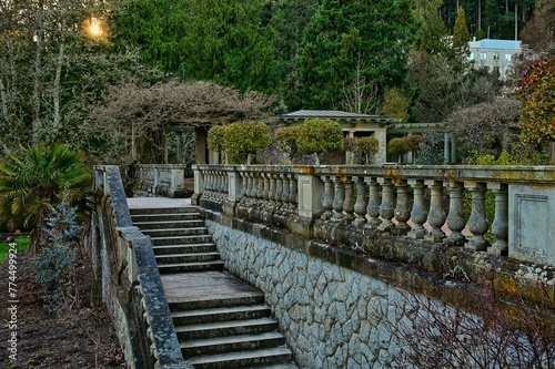 Hatley Castle and Japanese Garden at Royal Roads University premises, Victoria, BC, Canada © Anna