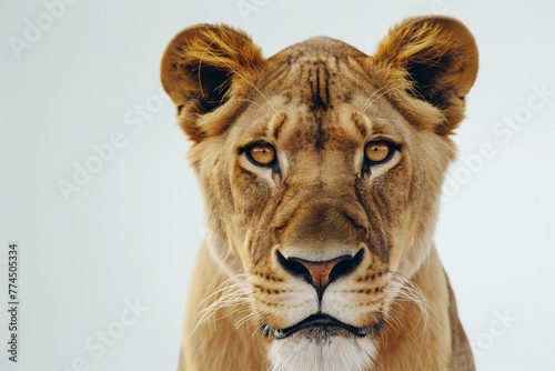 close up of a lion