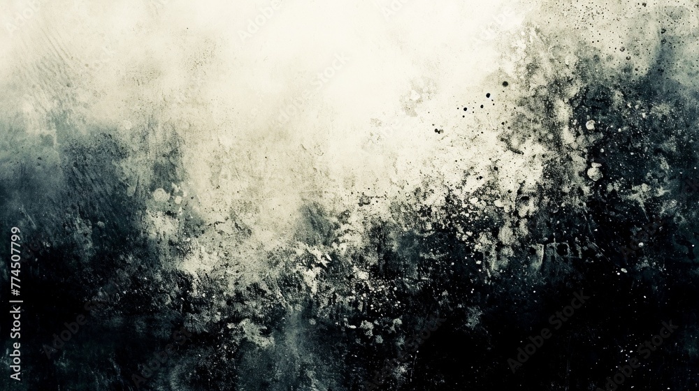 Abstract background. Monochrome texture. The image includes a black and white tone effect.