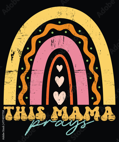 This Mama Prays Shirt Christian Mommy Faith Mother's Day T-Shirt, grace design Mother's day, great gift, bold follower, spread inspirational messages, God love, mama prays Mother's day