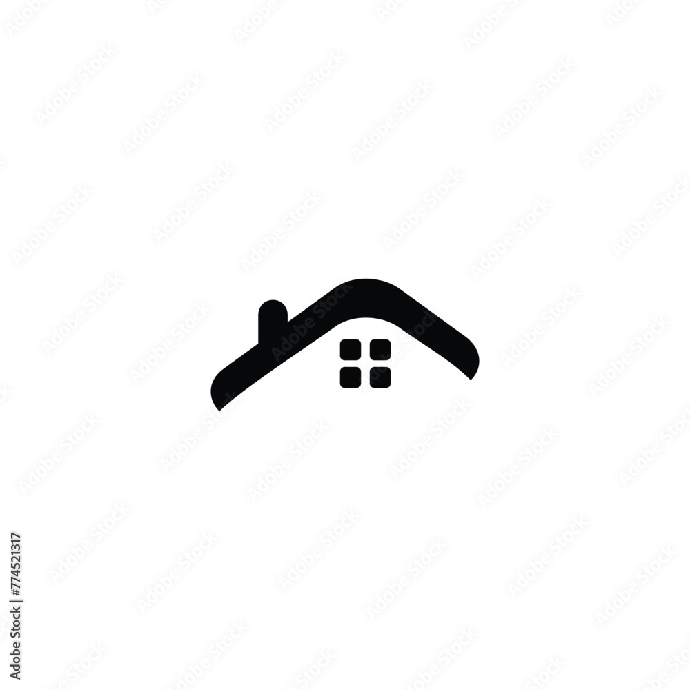 house roof flat abstract logo design house roof flat abstract logo design