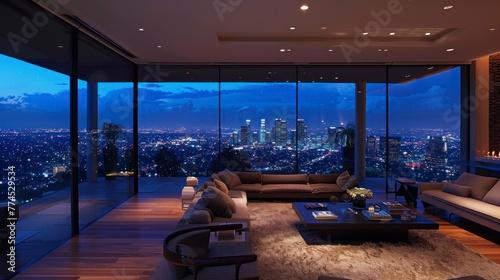 beautiful luxury apartment on a high floor