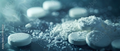 Carfentanil is a potent synthetic opioid with high risk of overdose and death. Concept Opioid Crisis, Drug Abuse, Synthetic Drugs, Overdose Prevention, Psychoactive Substances photo