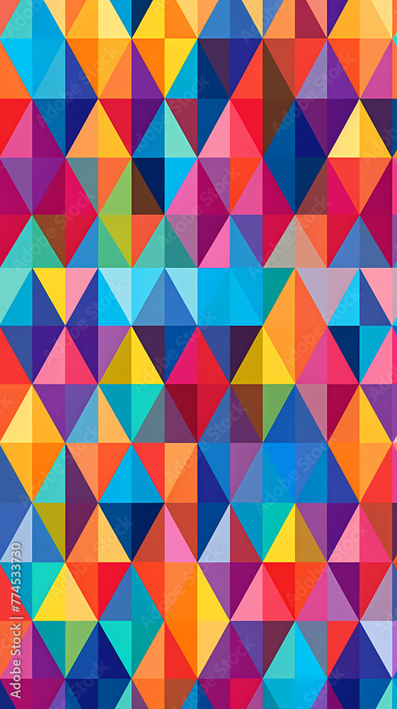 Seamless multi-colored rhombus pattern Seamless multi-colored rhombus pattern