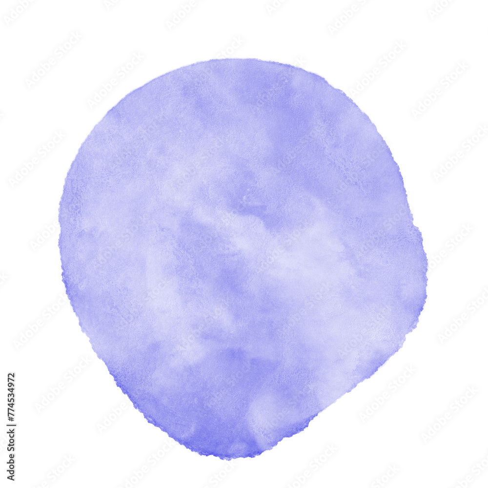 Watercolour Circle Abstract Shape Watercolour Circle Abstract Shape