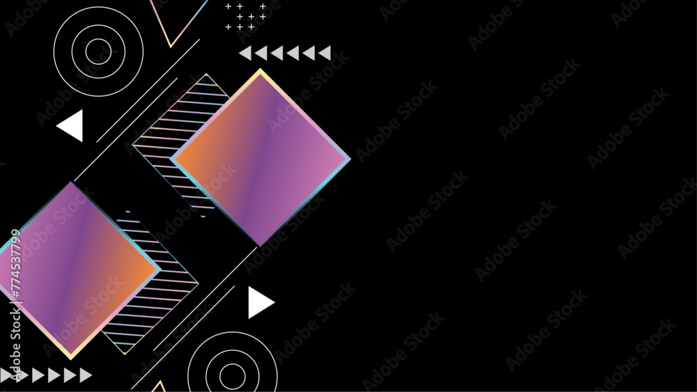 custom made wallpaper toronto digitalModern abstract background design with trendy and vivid vibrant color. Vector graphic illustration.