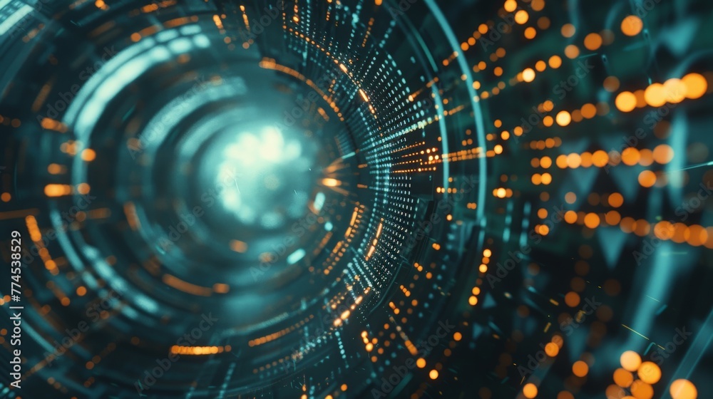 abstract futuristic digital innovations background, Generative AI abstract futuristic digital innovations background, Generative AI