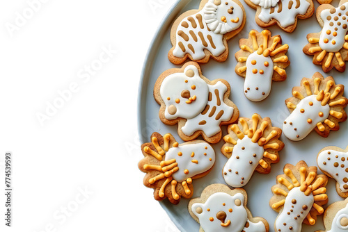 Animal Cookies on A Plate © Ariestia