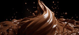 splash wave of chocolate milk ice cream 43