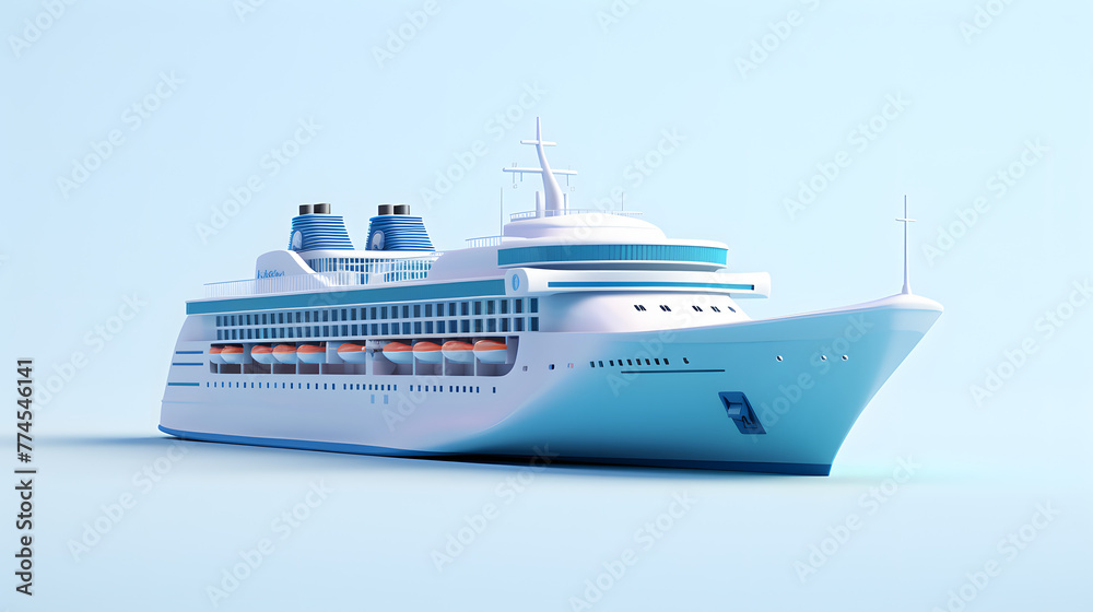 Cruise Ship Icon Travel 3d Cruise Ship Icon Travel 3d
