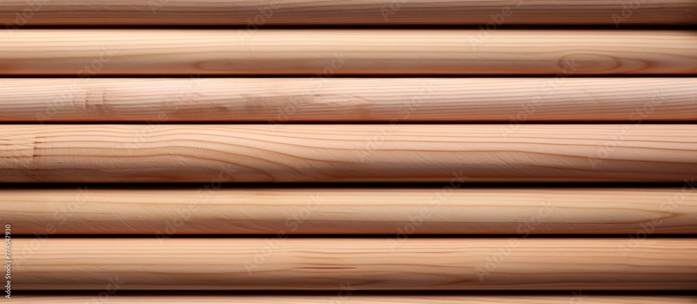 A detailed view of an arrangement of wooden sticks placed on top of one another A detailed view of an arrangement of wooden sticks placed on top of one another