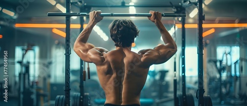 Mastering the Lat Pulldown Machine for Effective Back Muscle Engagement. Concept Back Muscle Workouts, Lat Pulldown Technique, Strength Training Tips, Fitness Equipment Usage
