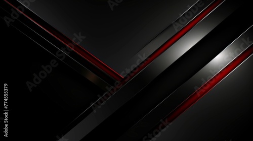 Modern dark red overlapping dimension line bar design, technological background