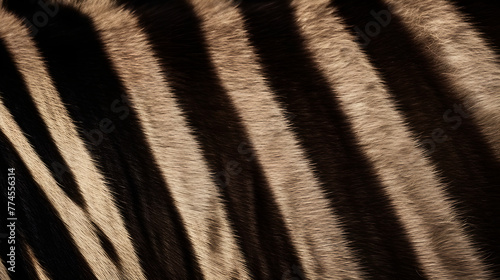 Zebras have a mesmerizing coat  with bold black and white stripes that extend horizontally along their skin. These distinct markings are evenly distributed and come in different widths.