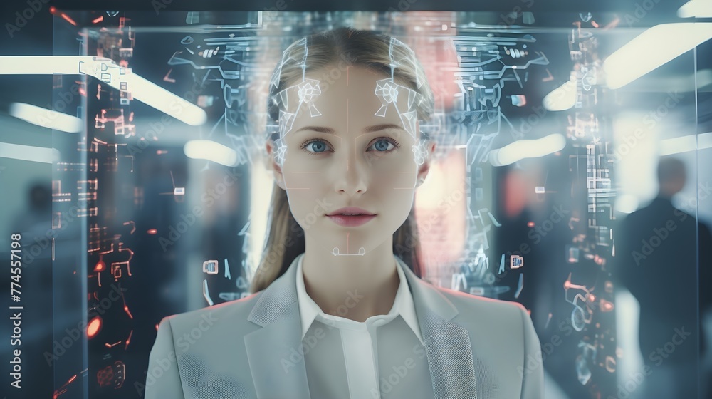 An artificial intelligence researcher showcasing the capabilities of a cutting-edge AI model An artificial intelligence researcher showcasing the capabilities of a cutting-edge AI model