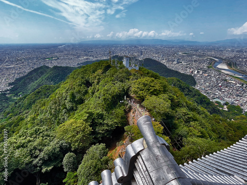 Majestic Gifu Castle Overlooking the City, Gifu, Japan