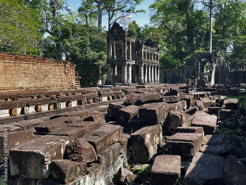 Captivating Prasat Preah Khan Architecture in Angkor Wat, Siem Reap, Cambodia