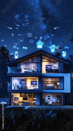 AI-optimized global smart home networks