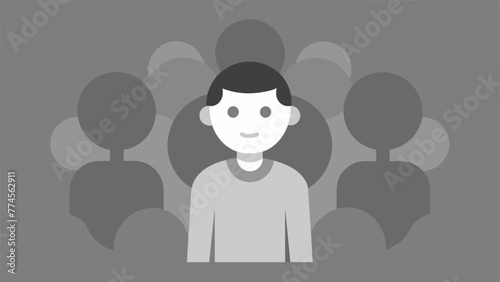 A muted gray for agreeableness blending in with their surroundings and avoiding conflict but also lacking strong individuality.