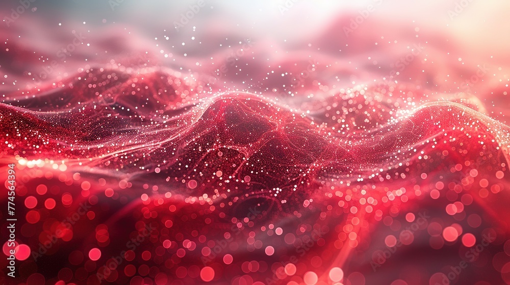 abstract red and white virtual network - design element for technology background - connectivity backdrop illustration - generative ai abstract red and white virtual network - design element for technology background - connectivity backdrop illustration - generative ai
