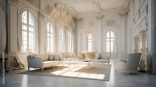 Luxury royal interior of a castle © danang