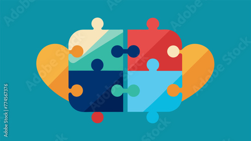 A graphic showing two puzzle pieces fitting perfectly together symbolizing the sense of completeness and understanding that comes with an
