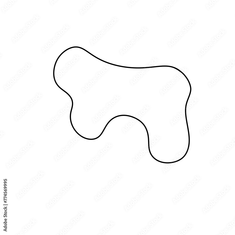 A white background with a black line that looks like a wave. The line is curved and has a lot of space between it A white background with a black line that looks like a wave. The line is curved and has a lot of space between it