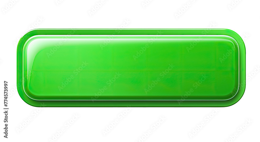 Illustration of blank green web button isolated on transparent background Illustration of blank green web button isolated on transparent background