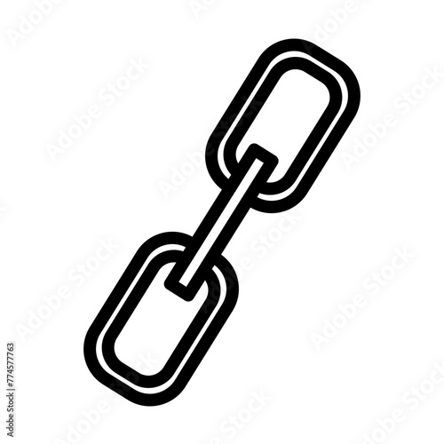 Link Building Vector Line Icon Design