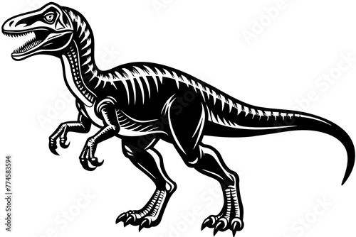 camarasaurids silhouette vector illustration © CreativeDesigns