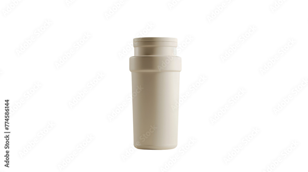 White blank plastic bottle with handle White blank plastic bottle with handle