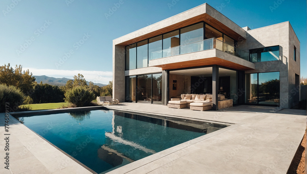 Modern House with Pool 