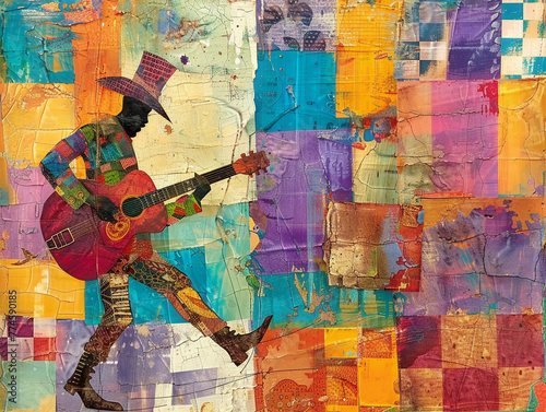 A painter, a musician, a sculptor, a dancer, and a poet collaborate on a project exploring the fusion of visual arts, music, sculpture, dance, and poetry