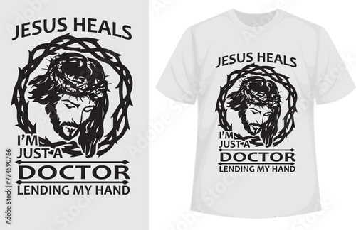 Christian bible verse t shirt design illustration vector