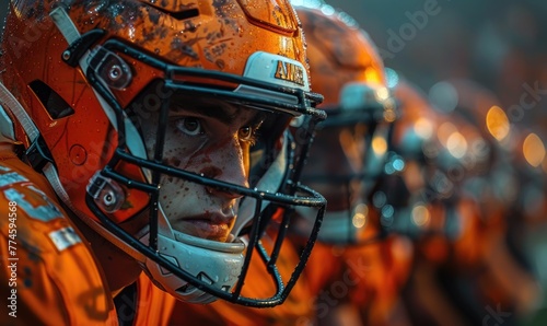 An American football team p...