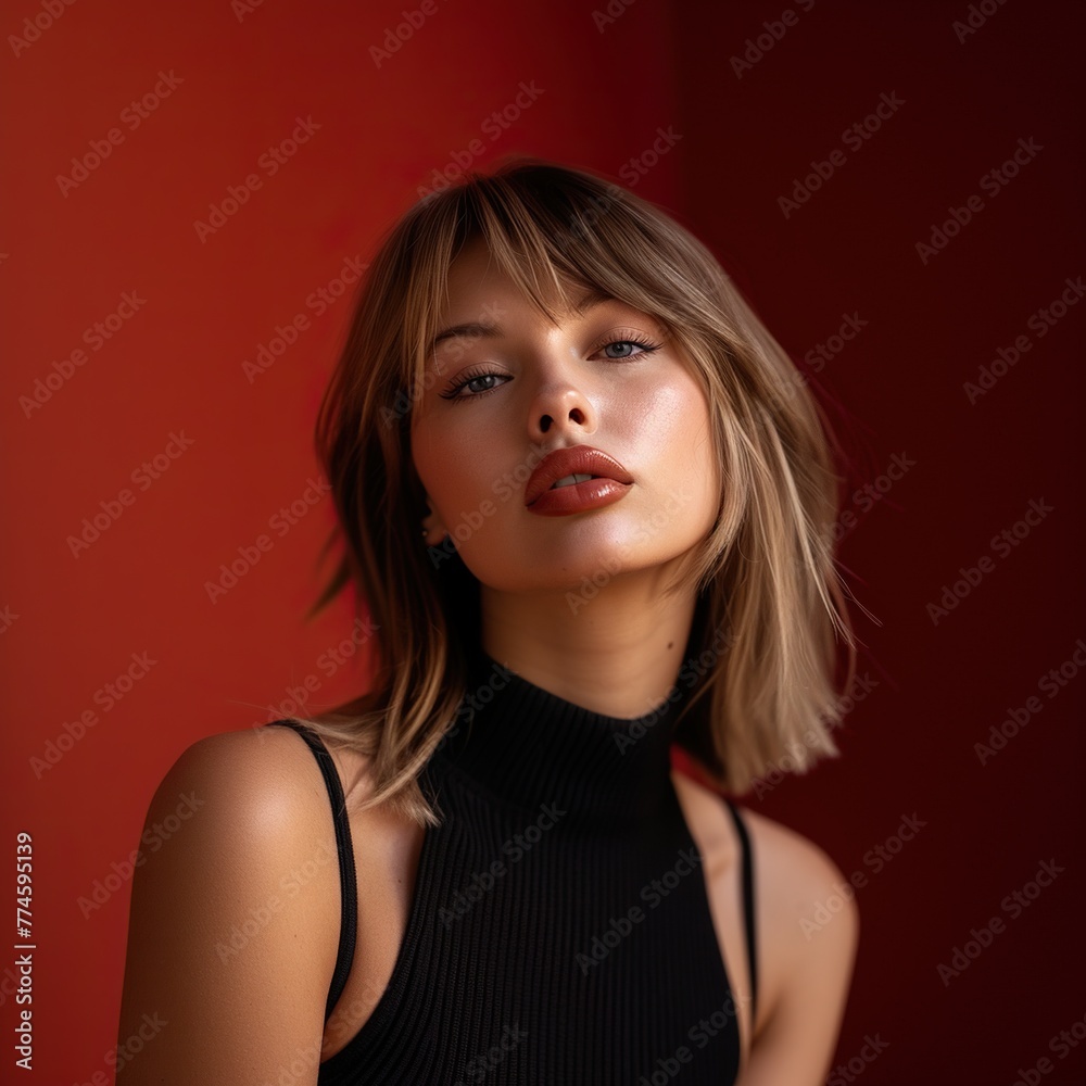 Portrait of an attractive model Portrait of an attractive model