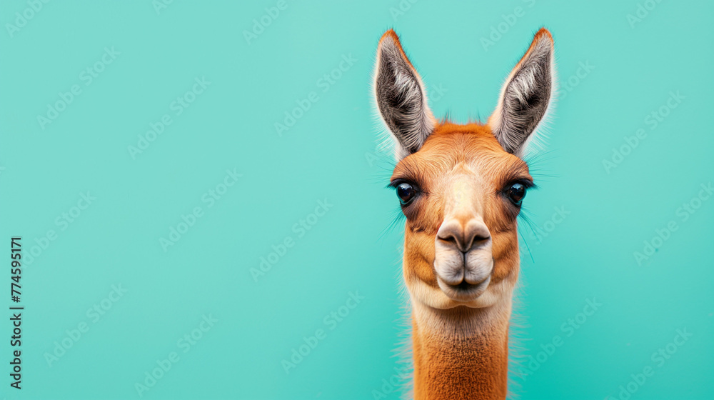 Obraz premium Skurrile lustige Tiere Portrait Zebra Affe Fisch mit Krone erschrocken gucken Grußkarte Motiv Idee mit Text isoliert Generative AI