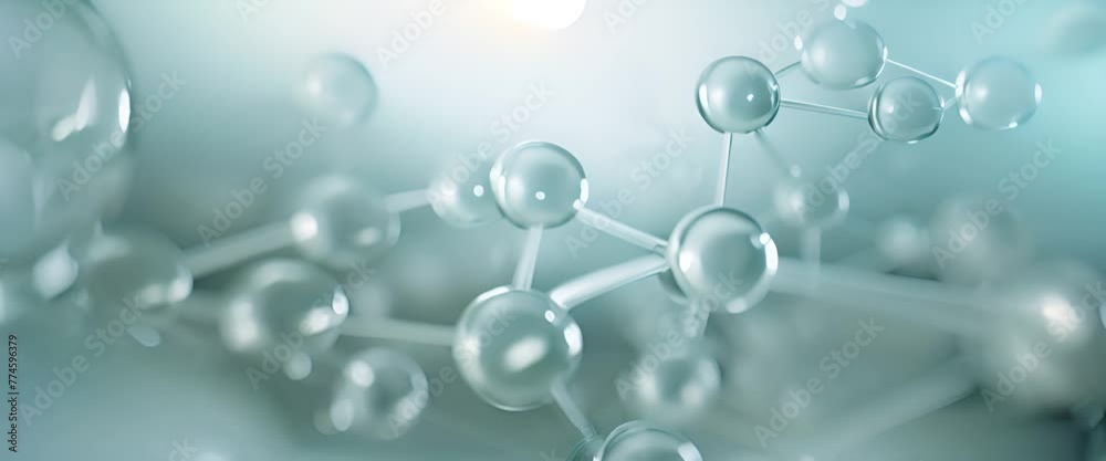 Abstract molecule or atom. Science background Abstract molecule or atom. Science background