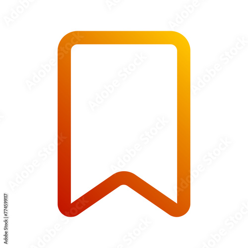 bookmark gradient icon